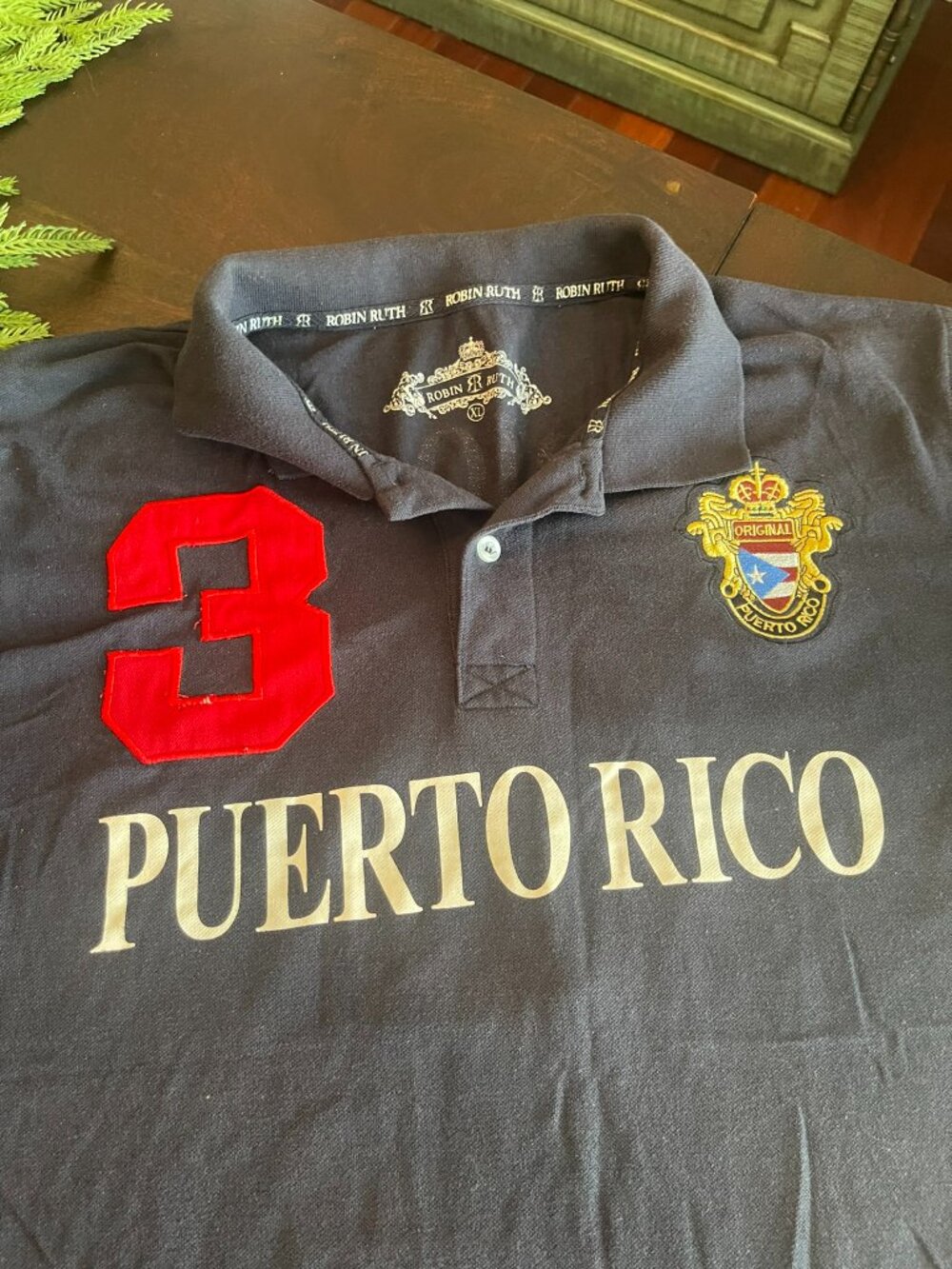 Robin Ruth Puerto Rico Polo Shirt Size XL - Picture 4 of 7